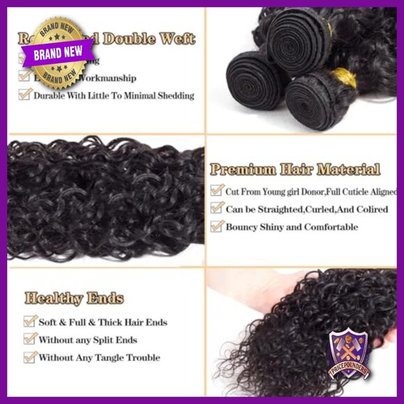 Brazilian Virgin Human Hair Extensions 10\